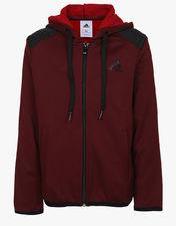 Adidas Adi Gen Fo Maroon Hoodie Boys