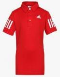 Adidas B Club Red Tennis Round Neck T Shirt boys