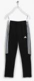 Adidas Black Straight Fit Track Pants Boys