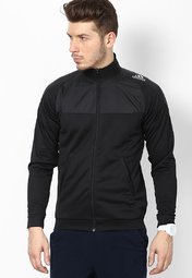 Adidas Black Tennis Track Tops Men