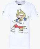 Adidas Football White T Shirt boys