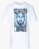 Adidas Messi Graphic White T Shirt boys