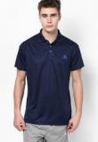 Adidas Navy Blue Polo T Shirt Men