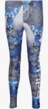 Adidas Originals J Ss Blue Leggings Girls