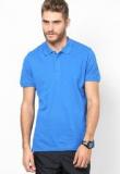 Adidas Originals Solid Blue Polo T Shirt Men