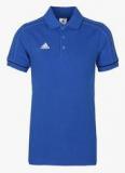 Adidas Tiro17 Co Poloy Blue Polo T Shirt Boys