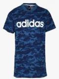 Adidas Yb Lin Navy Blue Training T Shirt boys