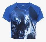 Adidas Yg Tr Beast Blue T Shirt Girls