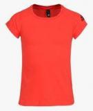 Adidas Yg Zne Sports Lifestyle Peach T Shirt Girls