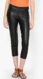 Aditi Wasan Black Solid Capris Women