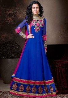 Admyrin Blue Dress Materials women