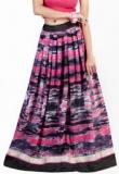 Admyrin Pink Printed Skirt Women