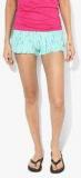 Aeropostale Aqua Blue Printed Shorts women