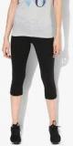 Aeropostale Black Printed Capri women