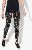 Aeropostale Black Printed Leggings women