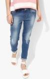 Aeropostale Blue Mid Rise Skinny Fit Jeans Women