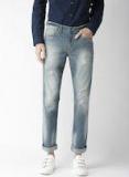 Aeropostale Blue Skinny Fit Mid Rise Mildly Distressed Stretchable Jeans Men