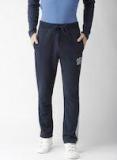 Aeropostale Men Navy Printed Detail Track Pants