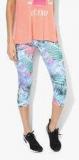 Aeropostale Multicoloured Printed Capri women