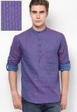 Akkriti By Pantaloons Printed Purple Kurta Men