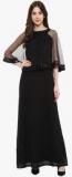 Aks Couture Black Embellished Maxi Dress Women