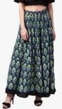 Aks Multicoloured Printed Flared Skirt women