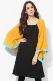 Aks Yellow Solid Tunic women