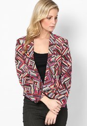 Akyra Multi Printed Blazer Women