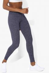 Alcis Ankle Length Navy Blue Leggings women