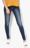 Alcott Navy Blue Washed Jeggings women