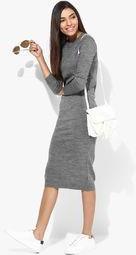 Alia Bhatt For Jabong Charcoal Grey Dress Women