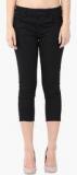 Alibi Black Solid Capri women