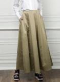 All About You Beige Printed Flared Skirt Women