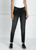 All About You Black Skinny Fit Mid Rise Clean Look Jeans Women