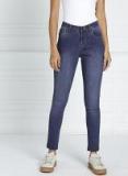 All About You Blue Skinny Fit Stretchable Jeans Women