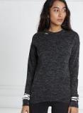 All About You Charcoal Grey Solid Pullover Women