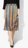 All About You From Deepika Padukone Multicoloured Striped A Line Skirt Women