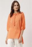 All About You From Deepika Padukone Peach Solid Tunic women