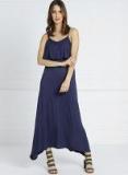 All About You Navy Blue Solid Maxi Dress Women