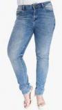 All Blue Washed Mid Rise Regular Jeans Women