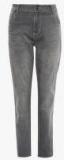 All Grey Washed Mid Rise Slim Fit Jeans Women