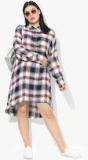 All Multicoloured Checked Tunic Women