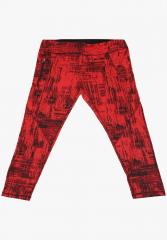 All Red Leggings women