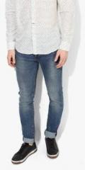 Allen Solly Blue Washed Skinny Fit Jeans men