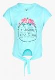 Allen Solly Junior Aqua Blue Casual Top girls