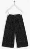 Allen Solly Junior Black Printed Pants Girls