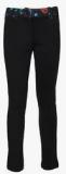 Allen Solly Junior Black Regular Fit Trouser girls