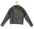 Allen Solly Junior Black Solid Bomber Jacket Boys