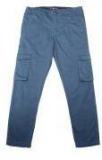 Allen Solly Junior Blue Regular Fit Solid Cargos Boys