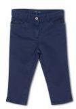 Allen Solly Junior Blue Regular Fit Solid Trousers Girls